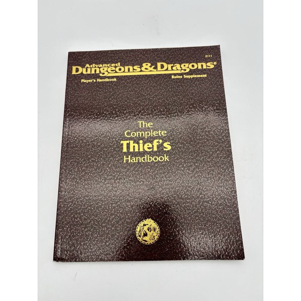 Advanced Dungeons & Dragons 2nd Edition The Complete Thief's Handbook VG Cond